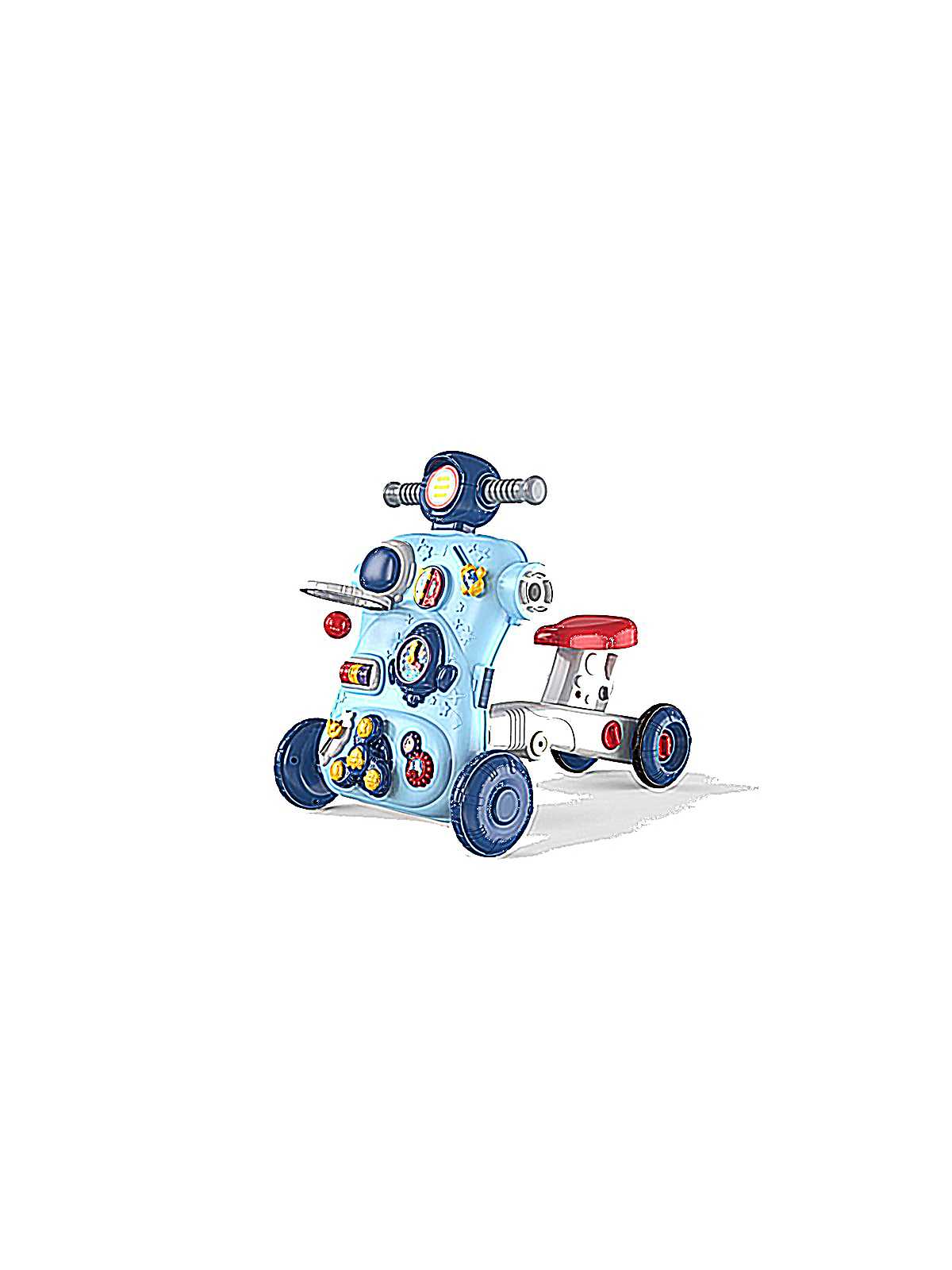 四合一学步车