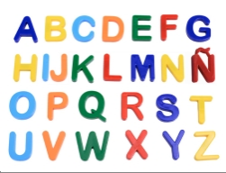 磁性西班牙大写字母, 27pcs