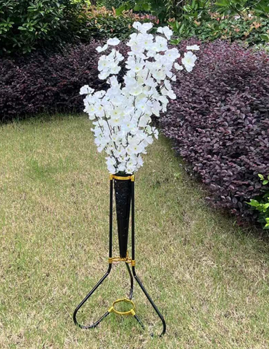 塑料洞洞桶花盆架